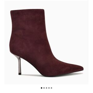 Nine West Rich Burgundy Heeled Boots